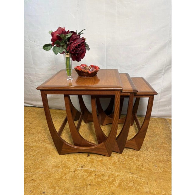 Mid- Century Teak Nest of Tables from G Plan, 1960, Set of 3 For Sale - Image 12 of 13