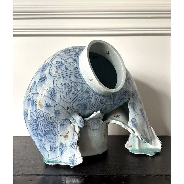 Contemporary Ceramic Sculpture Deconstructed Vase by Steven Young Lee For Sale In Atlanta - Image 6 of 12