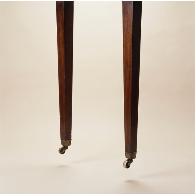 Flame Mahagony "Carlton" Edwardian Desk 1920's For Sale - Image 11 of 15