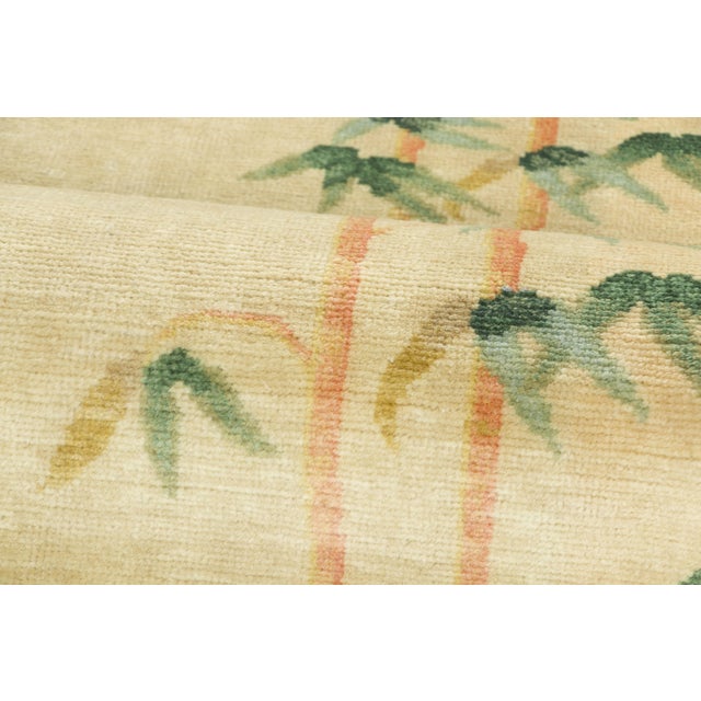 Late 20th Century Contemporary Chinese Deco Style Wool Runner by Rug & Kilim, India For Sale - Image 5 of 9