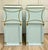 Pair of Antique Neoclassical Pedestal Cabinets in Robin’s Egg Blue With Gilt Trim, Refinished For Sale - Image 17 of 17