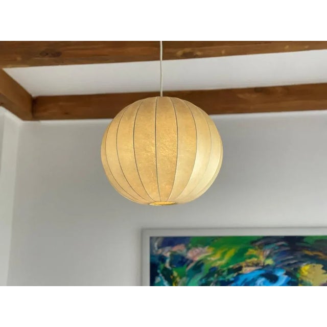 Original 60's 70's! Sensational vintage ceiling lamp for your Stuga: Ideal for large rooms and as a design focal point...