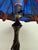 Dragonfly Stain Glass Shade Table Lamp For Sale - Image 12 of 12