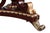 Brown 1990s Spyrograph Parquetry Gilded Center Table by Scarborough House For Sale - Image 8 of 9