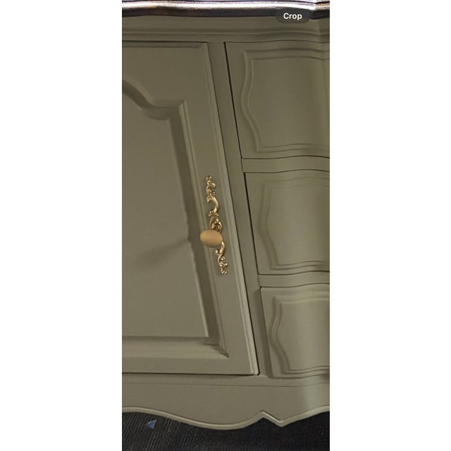 Wood Late 20th Century French Provincial Credenza Sideboard For Sale - Image 7 of 7