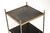 Vintage Brass and Leather Side Table, 1960s For Sale - Image 4 of 9