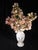 Late 19th Century Glass Vase Bristol Type Hand Painted Enameled Flowers For Sale - Image 6 of 12