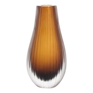 Hand-Blown Murano Supreme Vase in Tobacco Tall