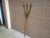Farmhouse 19th-Century Hand-Carved Wooden Pitchfork With Branded Initials For Sale - Image 3 of 10