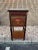 19th Century Pair Louis XVI Style Ormolu Mounted Marquetry Mahogany Marble Top Bedside Tables, 19th Century For Sale - Image 5 of 12