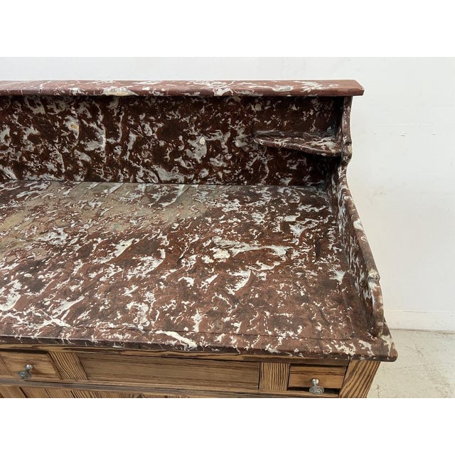Fir Washbasin Unit, 20th Century For Sale - Image 11 of 15