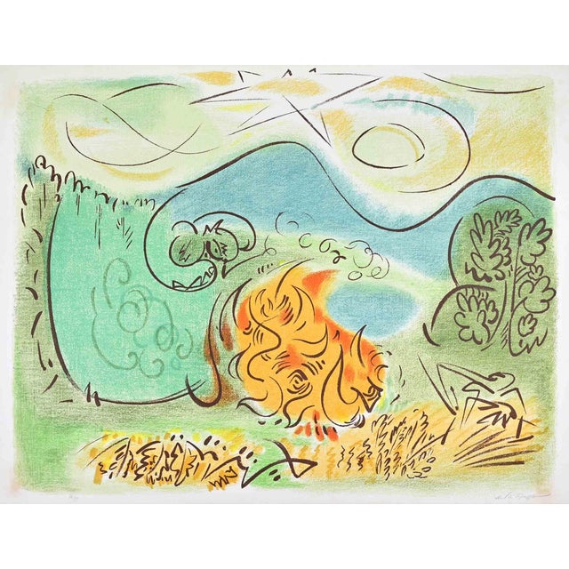 André Masson, Le Titan, Lithograph, 1972 For Sale