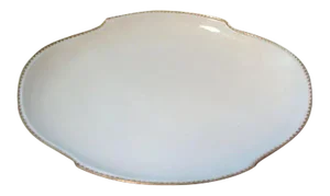18th Century French Sevres Old Paris Porcelain Plate White & Gold