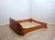 Italian Curved Walnut Bed Frame with Storage Headboard, 1970s For Sale - Image 6 of 18