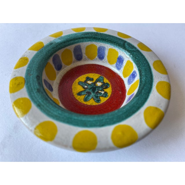 Italian 1960's Giovanni DeSimone Decorative Pottery Dish For Sale In New York - Image 6 of 6