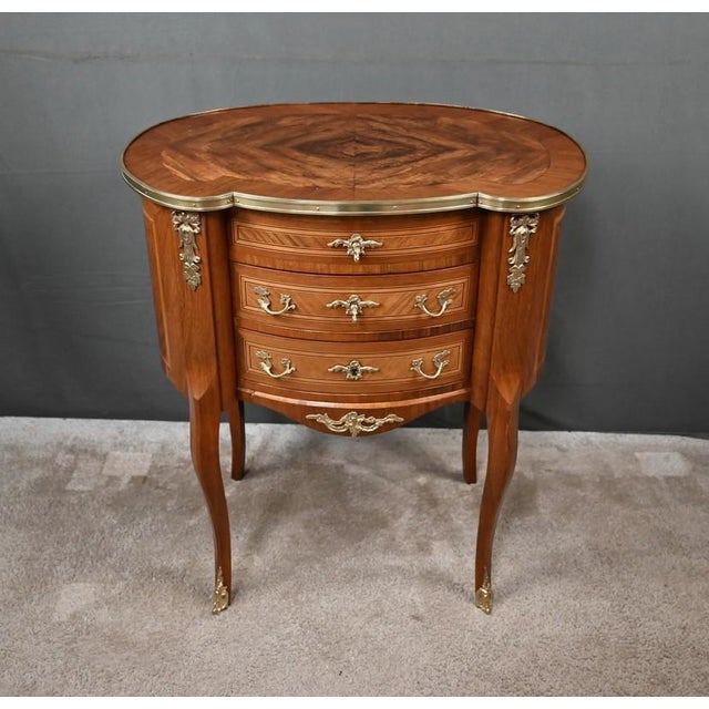 Wood Small Transitional Mahogany Dressing Table, 1940 For Sale - Image 7 of 18