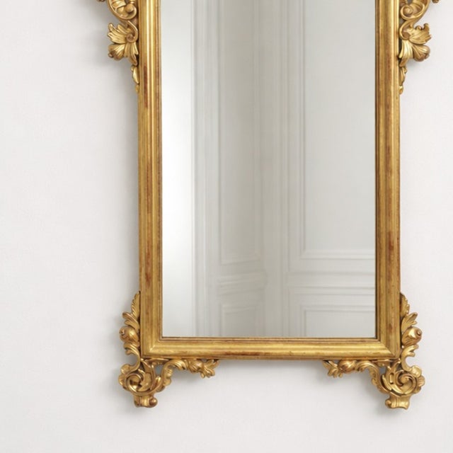 Rococo Rococo Gilt Mirror, 1890s For Sale - Image 3 of 4