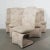 Stunning Milo Baughman for Carson’s dining chairs. These swivel and and roll. In their original textured neutral palm...