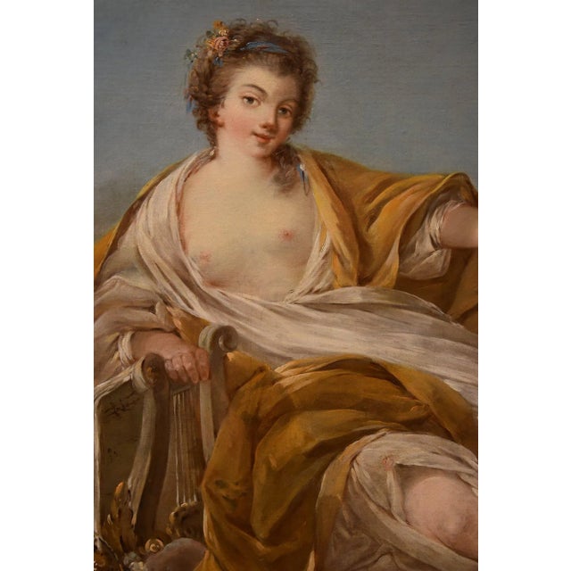 Early 18th Century Pierre Charles Trémolières, Allegory of Music, 1730, Oil on Canvas For Sale - Image 5 of 14