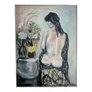 1978 'Still Life With Kathy,' Oil on Canvas, Harold Isserlis (American, 1931 - 2012) — Framed
