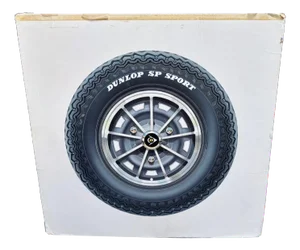Original Dunlop Gouache Advertisement