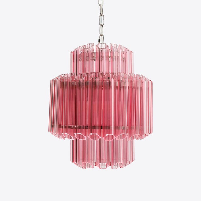 Pink Piccolo Palermo Chandelier from Pure White Lines For Sale - Image 11 of 11