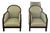 1920s Pair of Art-Deco-Inspired Accent Chairs For Sale