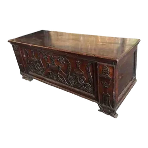 18th Century Italian Trunk – Walnut Coffer Chest