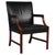 Armchair of Black Leather attributed to Ole Wanscher, Denmark, 1950s For Sale - Image 9 of 9