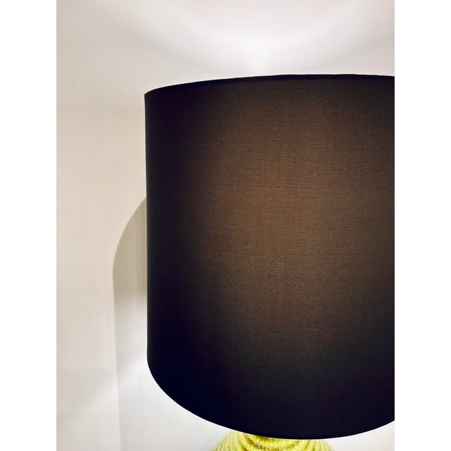 Arteriors Home Arteriors Modern Electric Moss Glaze Terracotta Table Lamp For Sale - Image 4 of 4