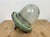 Industrial Green Bunker Ceiling Light from Polam Gdansk, 1960s For Sale - Image 10 of 15