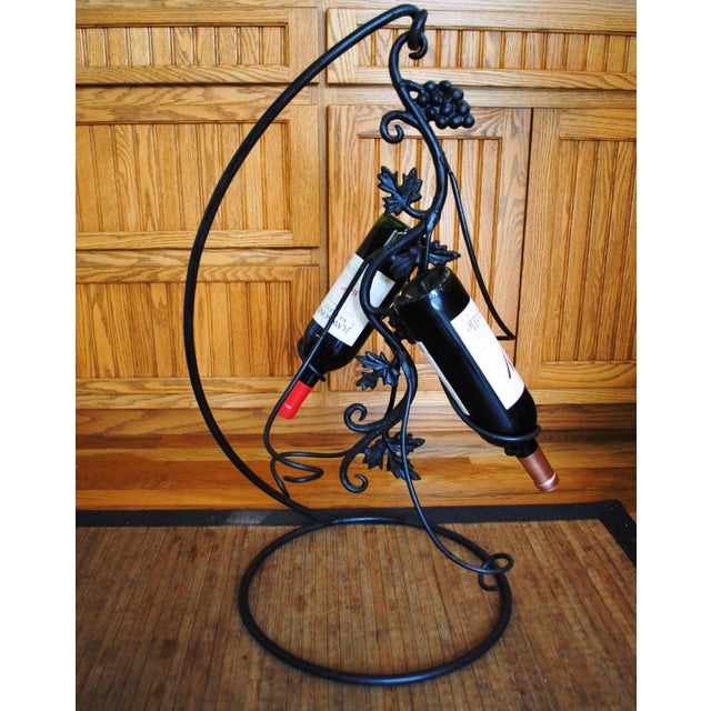 forged wine rack