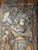 Krishna Carved Wall Panel Barn Door Brown Reclaimed Wood Home Wall Art 84x41 For Sale In Orlando - Image 6 of 7
