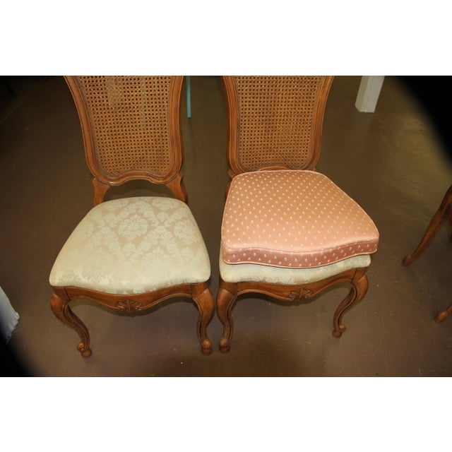 Vintage Thomasville French Court Dining Table Chairs Set Of 9