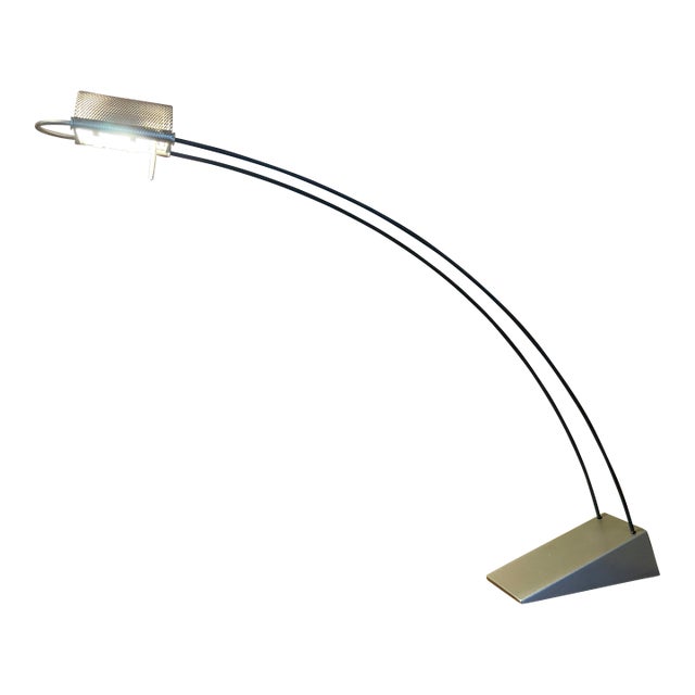 1980s "Paperclip" Halogen Arc Desk Lamp For Sale