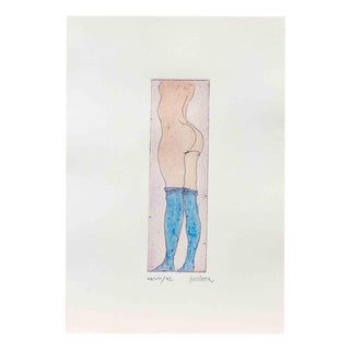 Sergio Barletta, Nude, 1974, Etching For Sale