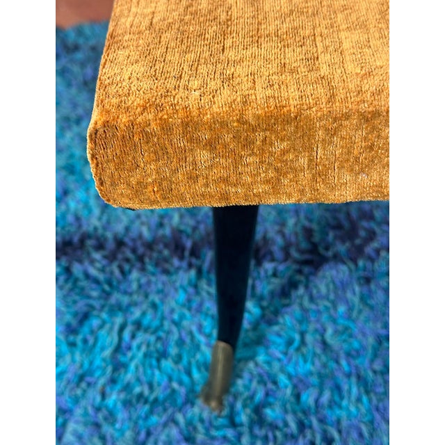 Mid-Century Modern Italian Stool, 1950s For Sale - Image 4 of 10