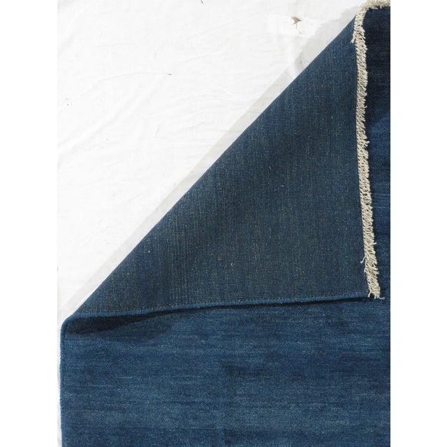 1980s Vintage Hand-Knotted Persian Gabbeh Rug 6'8" X 8'0" For Sale - Image 5 of 5