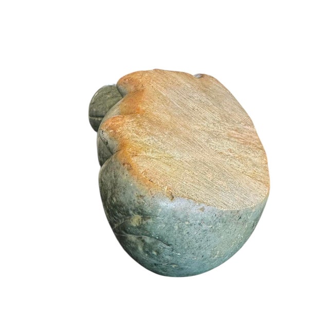 Vintage Carved Stone Hippo Figurine For Sale - Image 10 of 10