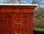 Brown Antique Restoration Chest of Drawers in Mahogany Veneer with White Marble Top For Sale - Image 8 of 18