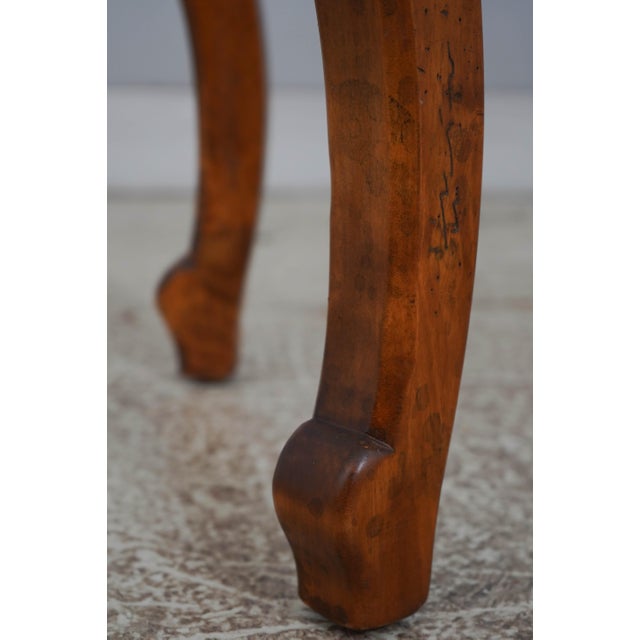 Baker Milling Road Continental Serpentine Console Table For Sale - Image 13 of 18