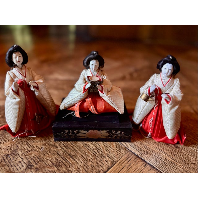 I must part with these lovely ladies after many years due to downsizing. They have had an adorable presence in a glass...