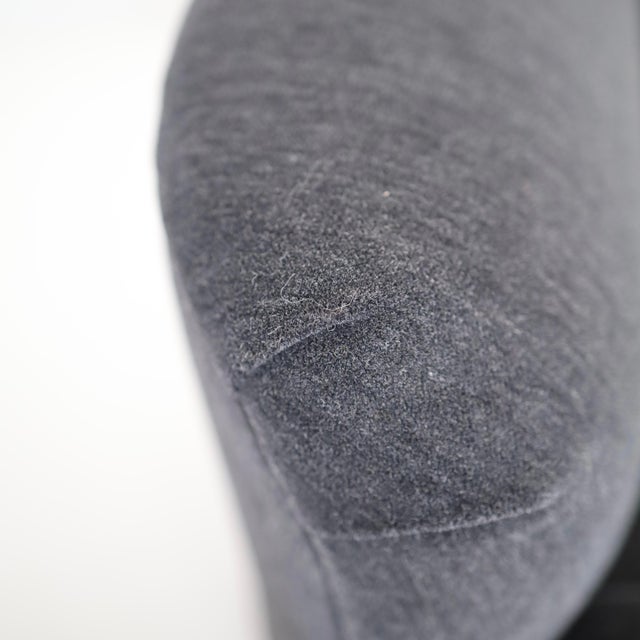 1980s 1980s Swivel Chairs by Preview in 100% Alpaca, a Pair For Sale - Image 5 of 6