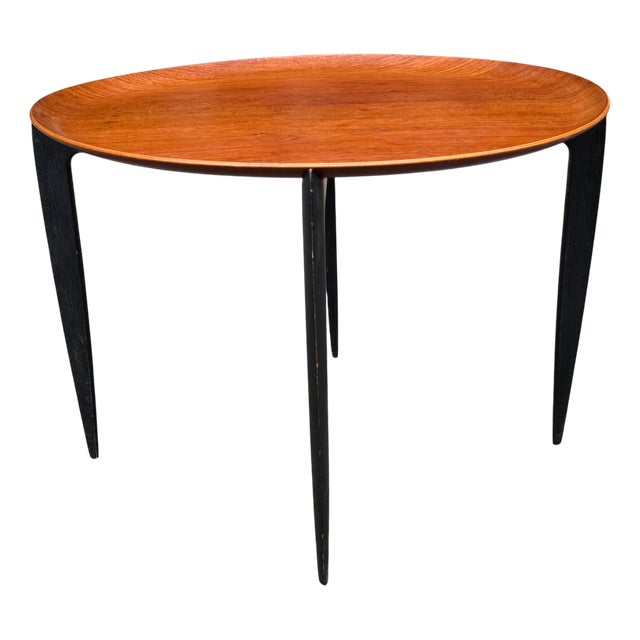 Mid-Century Danish Teak Tray Table by Willumsen & Engholm for Fritz Hansen, Denmark, 1950s For Sale