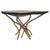 Tessellated Shell and Brushed Bronze Console Table attributed to R & Y Augousti, France, 2017 For Sale - Image 9 of 9