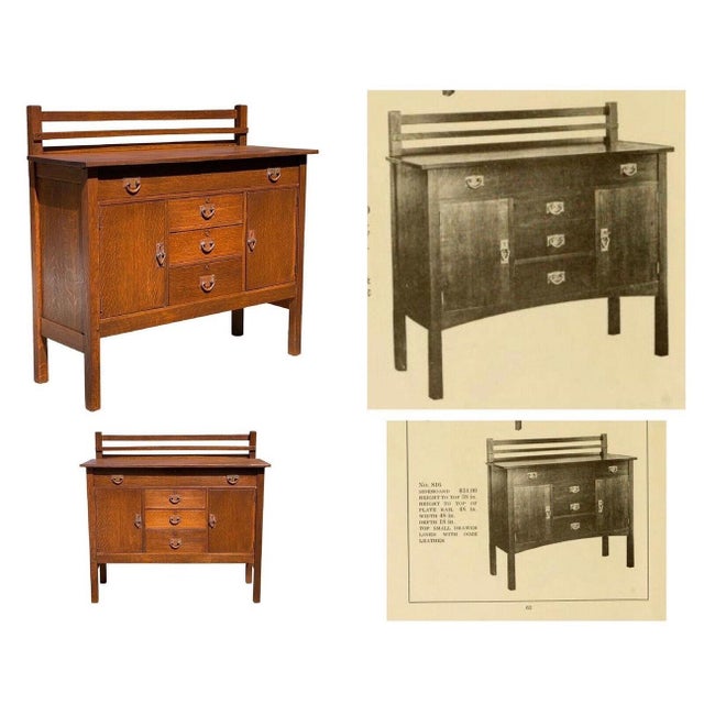 Antique Gustav Stickley Arts & Crafts Style Craftsman Sideboard Chairish