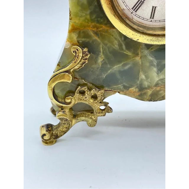 Marble Table Clock, 1880s For Sale - Image 6 of 12