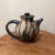 Vintage Stoneware Drizzled Glazed Studio Pottery Teapot by Allison Fisher England For Sale - Image 11 of 12