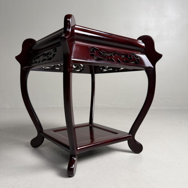 Mid-Century Modern Japanese Kadāi Plant Stand, Kokutan, 1950s For Sale - Image 3 of 10