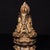 Late 19th Century Gilt Bronze Three-Faced Buddha Statue, Saha Trinity, 1.6kg For Sale In Los Angeles - Image 6 of 9